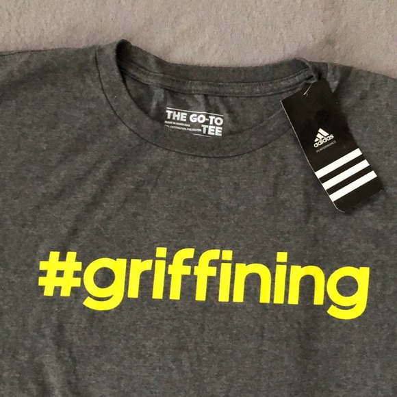 Adidas #griffining Griffin Gray T-shirt XL - Picture 2 of 6